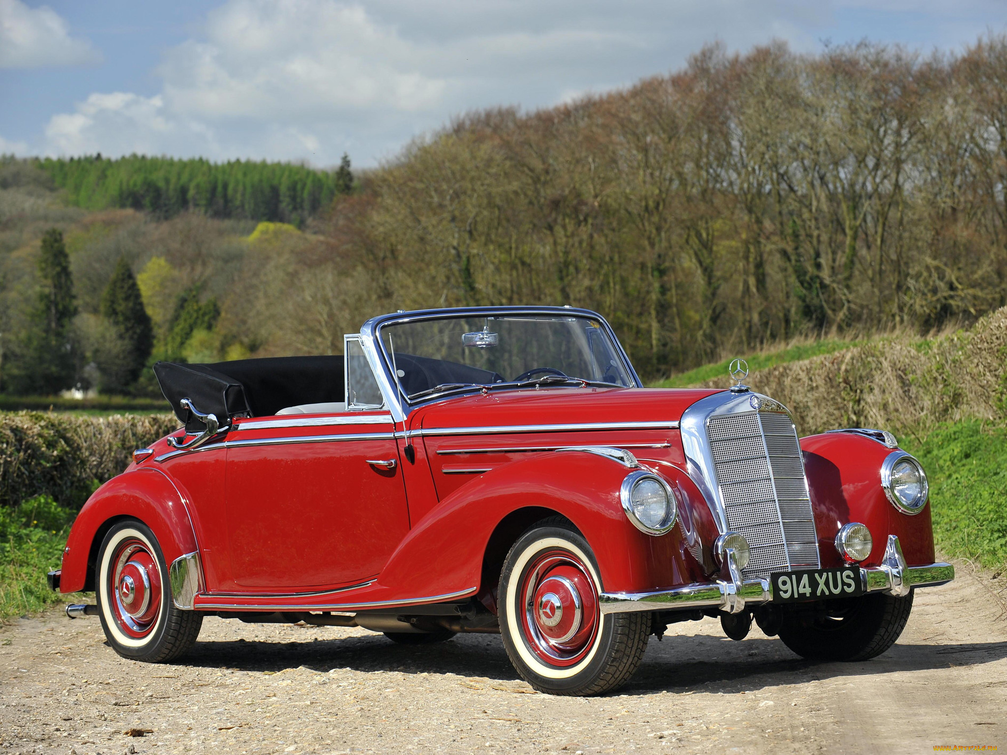 , mercedes-benz, 220, cabriolet, a, w187, 